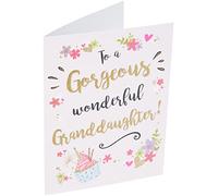 Piccadilly Greetings Carte d'anniversaire moderne pour petite-fille - 20,3 x 15,2 cm