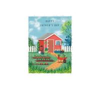 Piccadilly Greetings Carte de fête des pères, vue sur le jardin, carte de fête des pères - 20,3 x 15,2 cm