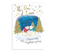 Piccadilly Greetings Carte de Noël One I Love - 22,9 x 15,2 cm