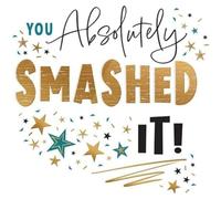 Piccadilly Greetings Cartes de félicitations pour examen You Absolutely Smashed It - 20,3 x 15,2 cm