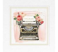 Piccadilly Greetings Just to Say Carte vierge Machine à écrire 160 mm carré