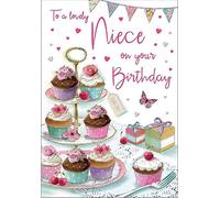 Piccadilly Greetings Regal Publishing Carte d'anniversaire pour nièce 22,9 x 15,2 cm