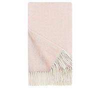 PiccoCasa Couverture décorative avec franges à motif géométrique - Couverture d'extérieur en acrylique pour canapé, chaise, lit et usage quotidien - 120 x 200 cm - Rose