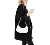 Piccola Lala De-pl-000222, Sac à bandoulière Femme, Blanc, 11x23 Cm