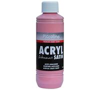 PICCOLINO Acryl Satin - Couleur peinture acrylique satinée 250ml, Vieux rose - Acrylique multi-supports Loisirs créatifs