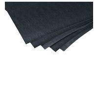 Piccolino Bastelbedarf Plastique Fou ou Plastique dingue - Noir - 20x30cm, Lot de 10