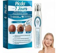 Picdo 7 Jours Effaceurde taches et d'excroissancescutanees Roller | solution de soin portable pour le visage le cou les mains, Professionnel pour une Peau Plus Nette, pour Femmes et Hommes