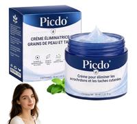Picdo Crème Effaceur d'Acrochordons, Crème Correctrice d'Imperfections Avancee, Grains de Beaute Taches Crème, Formule naturelle à base de plantes, pour Femmes et Hommes (1)
