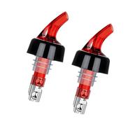Piceioep 2 pièces Buses de versement de vin verseur de Bouteille 45 ML Couvercle de Joint de Distribution de Boisson à Mesure Automatique pour des Cocktails précis Accessoires de Boisson de fête