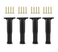 Piceioep 4Pcs Adjustable Height for Various Types Simple Setup Heavy Duty Furniture Replacement Legs