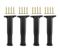Piceioep 4Pcs Adjustable Height for Various Types Simple Setup Heavy Duty Furniture Replacement Legs