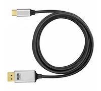 Piceioep Câble USB C vidéo, sortie 8K60Hz 4K144Hz, compatibilité descendante, coque en alliage d ' aluminium pour Home cinéma professionnel USB C