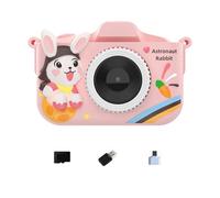 Piceioep Childrens Camera Numérique avec Connecteur De Carte Mémoire 32 G Double Appareil Photo Concentrant L'enregistrement des Cadres Photo Créatifs Focus