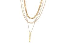 Piceioep Collier à tige torsadée en acier, tendance, avec des designs élégants, pour un usage quotidien et un, collier minimaliste unisexe