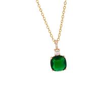 Piceioep Collier de diamants carrés bijoux en acier inoxydable pour femmes parfait pour un usage quotidien et des occasions spéciales bijoux à pendentif carré traditionnel