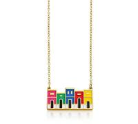 Piceioep Collier léger magnifiquement conçu représentant l ' architecture portoricaine traditionnelle en acier inoxydable Collier en acier inoxydable