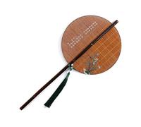 Piceioep Éventail en bambou rond pliable chinois pour fête d'anniversaire, mariage, décoration d'intérieur