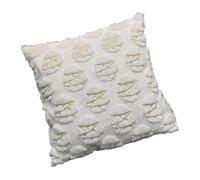 Piceioep Festives Housse de Coussin Lavable en Polaire Douce avec Fermeture éclair et œufs de Lapin brodés en 3D pour canapé, lit, décoration de Voiture