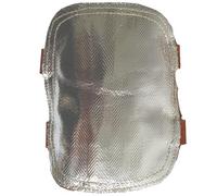 Piceioep High Duty High Temperature Résistant Soudage Hand Protection Avec Un Enduit En Aluminium Et Des Gants De Soudage De Palmiers En Cuir Pour Le Travail La Fonderie