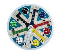 Piceioep Jeu d ' échecs Volants interactif à 6 Joueurs, Jeu de société de stratégie éducative, Jeu d ' échecs Rond, Jouet de stratégie Pliable, pour la Maison, l ' école, Les Voyages en Classe