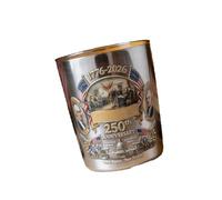 Piceioep La bouteille de whisky de collection exclusive présente une œuvre d ' art colorée en l ' honneur du 250e gobelet Mileposts de l ' Amérique