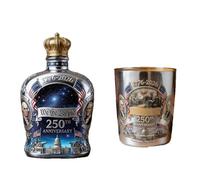 Piceioep La bouteille de whisky de collection exclusive présente une œuvre d ' art colorée en l ' honneur du 250e gobelet Mileposts de l ' Amérique