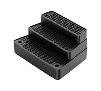Piceioep Le Plan en Couches du Tapis Poubelle Smart à 3 Rangs minimise Le de l ' ABS Permanent, Face antidérapante, Assemblage Facile, Moderne pour Plusieurs résidences Puss, ABS élevé