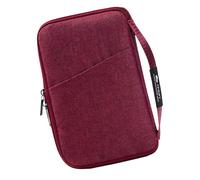 Piceioep Organisateurs de voyage porte-passeport résistant avec plusieurs poches pour documents et cartes de rangement en tissu Oxford accessoires de voyage