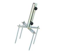 Piceioep Parapluie Enduit de Poudre avec 4 Attaches Robustes pour la sécurité du Jardin de, Prise de Terre Coupe-Vent