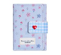 Piceioep Pochettes en Cuir PU à Main à Trois Volets Compact Carte de crédit d ' Argent Dames à Main d ' Argent