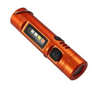 Piceioep Porte-clés LED Lumineux, Lampe de Poche multifonctionnelle, Lampe de Poche pour Camping en Plein air, Marche, Lampe de Travail, Facile à Utiliser, Porte-clés LED Rechargeable