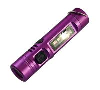 Piceioep Porte-clés LED Lumineux, Lampe de Poche multifonctionnelle, Lampe de Poche pour Camping en Plein air, Marche, Lampe de Travail, Facile à Utiliser, Porte-clés LED Rechargeable