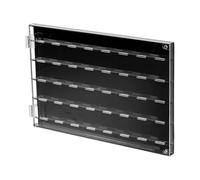 Piceioep Présentoir de médiators en acrylique transparent avec 28/36 / 40 emplacements pour décoration musicale à collectionner, boîte de rangement pour médiators de guitare basse à, amateurs de