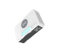 Piceioep Réveil à d ' énergie sans Fil Rapide 10 W avec Fonction de Levage à Simple Pression et Affichage LED pour Chambre à Coucher, Bureau, Horloge de sans Fil Flexible