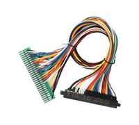 Piceioep Strong 28P Gold Fingers Extension Câble Avec Longueur De Câblage Étendu 28p Comptecteur Extension Pour Armoires De Jeu Câmes Jeu Soudé À Main