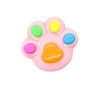 Piceioep Surligneur fluorescent de forme Marqueur surligneur 5 couleurs en 1 intégré pour la fabrication de cartes de codage couleur Journalisation Marqueur de surbrillance lavable