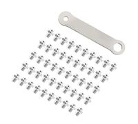 Piceioep Vis de pédale de vélo de Route avec clé, 50 pièces, Goujons Fixes de pédale de vélo de Route, pédales hexagonales, vis à Broche, Goujons Fixes durables