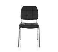 Chaise de réunion/ chaise visiteur / chaise PICENO V PU noir