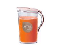 Pichet à boisson - 1,5 L - Distributeur de jus d'eau en plastique transparent, couvercle anti-déversement, poignée facile à verser | Pichet à boissons froides pour limonade, thé glacé, jus de fruits