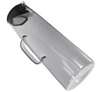 Pichet à Boisson en Verre Électroplaqué 1,8 L avec Couvercle | Design Transparent, Prise en Main Confortable, Acier Inoxydable, Usage pour Eau, Jus et Thé