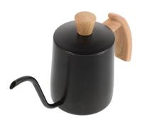 Pichet à Café Col de Cygne 350ml en Acier Inoxydable | Débit Précis, Couvercle Inclus, pour Infusion Manuelle, Voyage Cuisine, Usage Simple pour Débutants