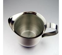 Pichet à café en acier inoxydable 350 ml (150 ml) | Acier inoxydable brossé, pour une texture de mousse idéale, facile à nettoyer, capacité de 350 ml