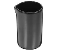 Pichet à Café en Céramique Noire, Verseur sans Goutte Poignée | Surface Lisse, Bec Verseur Précis, pour Lait Mousseux, Service de Thé, Usage Intérieur et Barbecue