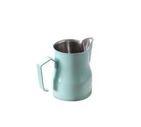 Pichet à café épais en acier inoxydable 304 avec échelle, for mousser le lait et le café, accessoire de cuisine(450ml green)