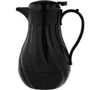 Olympia GL970 Carafe isotherme en forme de tourbillon Noir Capacité 2 l Hauteur 284 mm Diamètre 182 mm