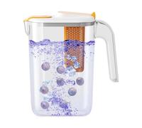 Pichet à eau avec infuseur - 2600 ml - Infuseur résistant à la chaleur - Pour eau chaude/froide, boisson infusée de goût et thé glacé