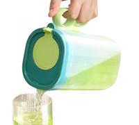 Pichet à eau, cruches à boissons - Pichet à jus avec couvercle pour cruche d'eau de 2,2 litres - Pichet à boisson haute capacité avec poignée anti-brûlure pour réfrigérateur, lait, limonat