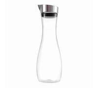 Pichet à eau de 1,2 L avec couvercle, bouteille de jus transparente en acrylique, distributeurs de boissons glacées pour, hôtels, restaurants, familles, cafés, boulangeries,