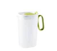 Pichet à eau de 1,55 l - Grande carafe en plastique pour limonade, jus de fruits, boissons froides - Pour thé glacé, limonade, jus, lait et plus encore - Vert
