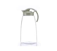 Pichet à eau de 2,15 l en plastique résistant au froid et aux hautes températures, grande capacité, carafe à jus de fruits, théière, bouteille, carafe d'eau (vert)